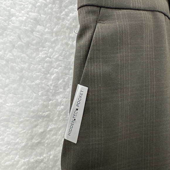 Perry Ellis Portfolio, Men's Modern-Fit Subtle Check Dress Pants, 40W x 30L - Picture 6 of 10